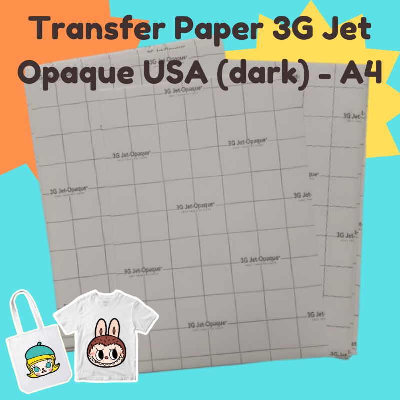 

Tranfer Paper 3G JET OPAQUE USA ( dark) A4