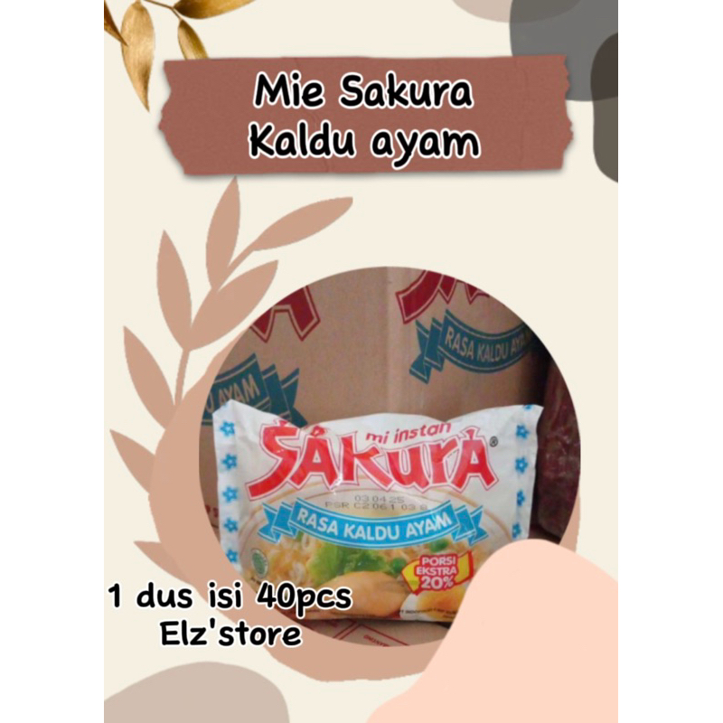 

[ 1 Dus ] mie sakura rasa kaldu ayam isi 40pcs