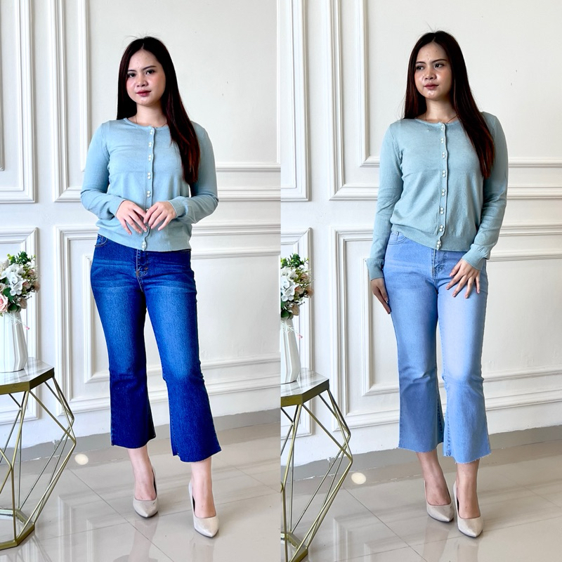 CUTBRAY 9401 || CELANA JEANS CUTBRAY GARIS TERBARU || OOTD FASHION WANITA ||