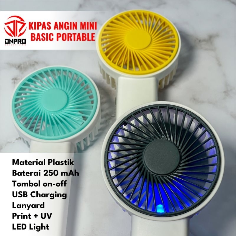 Kipas Angin Mini Portable Custom - Murah dan Praktis