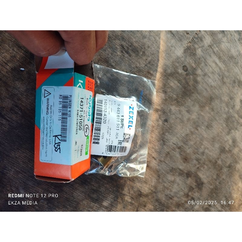 plunger kubota rd85 k155 original kubota