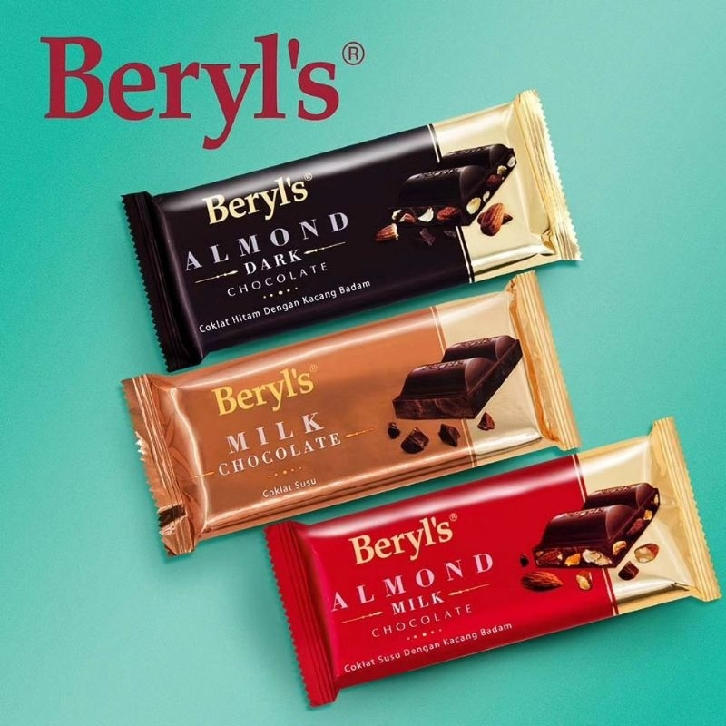 

Cokelat Beryl's Bar [READYSTOCK EXP 10/25] INSTAN SAMEDAY JABODETABEK | BERYL'S MILK CHOCOLATE BAR 160G ALMOND DARK FRUIT & NUTS MILK Beryls Ori Ready Stock Jastip Malaysia Oleh-Oleh Khas Malaysia VIral Import Snack MY Coklat Premium Choco Chocolate