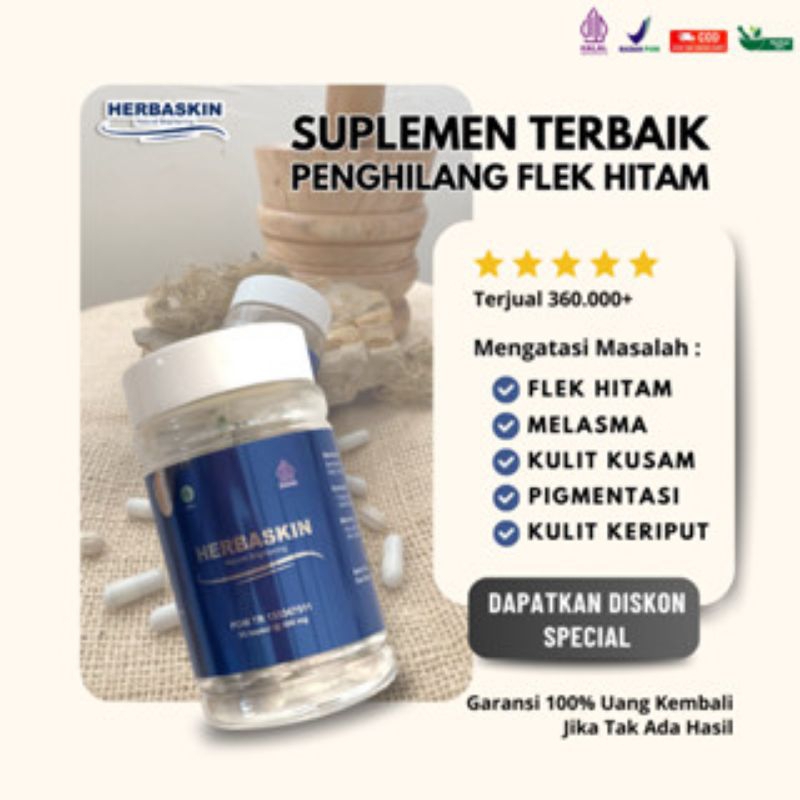 Herbaskin Original Pemutih Seluruh Tubuh Dan Penghilang Flek Hitam