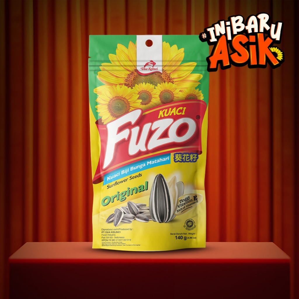 

FUZO Kuaci Biji Bunga Matahari - Original 140 gram - TINGGI VITAMIN E