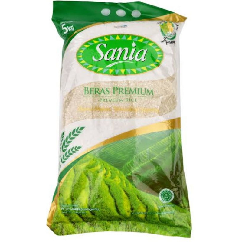 

3 pak beras Sania 5kg