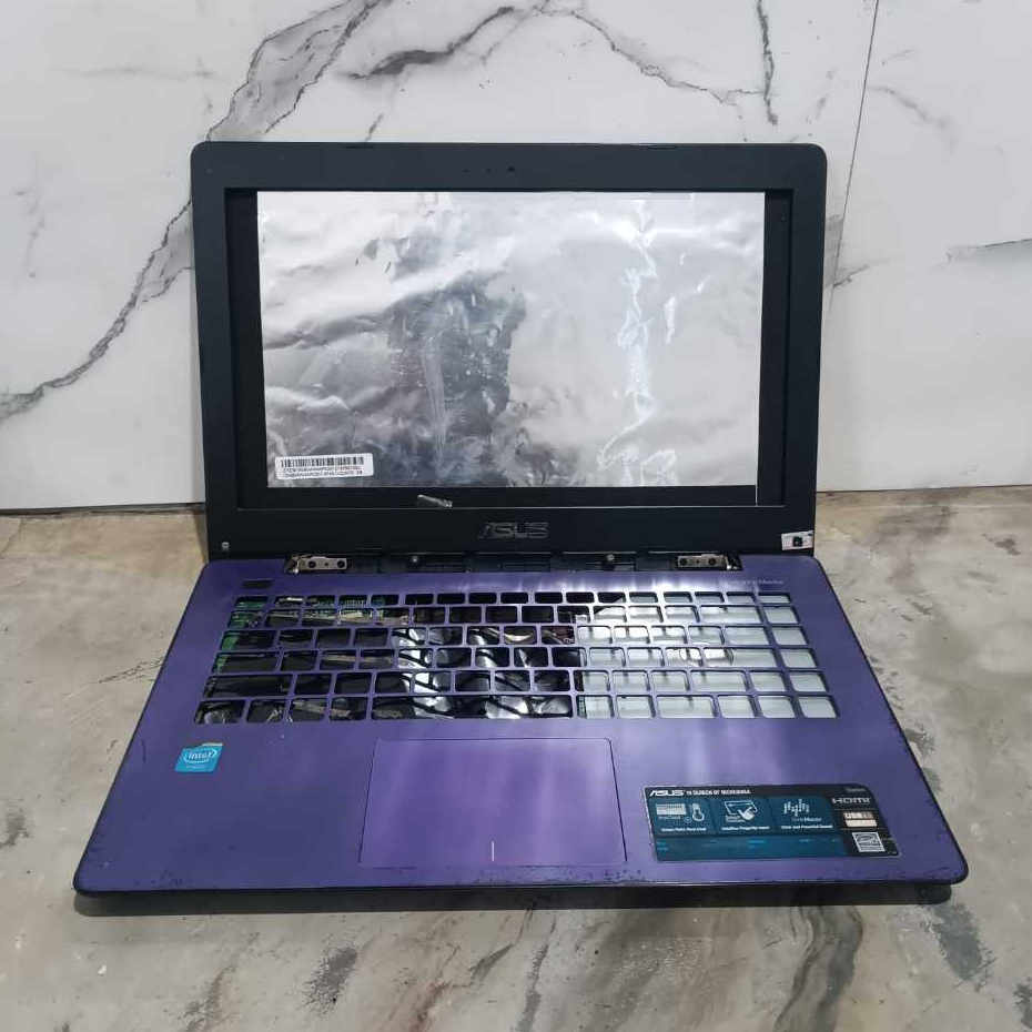 Asus X453M Casing + mesin mati + minus keyboard + minus  lcd