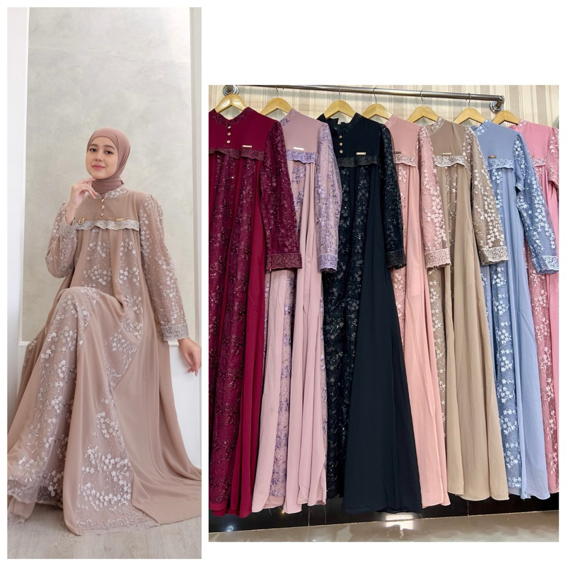 Zam Zami Dress Gamis FENTA HOUSE  Original Branded / Butik Aceh Setia Budi