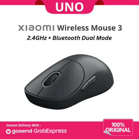 Xiaomi Mouse 3 Wireless Mouse Dual-Mode 2.4GHz + Bluetooth Connection 1200DPI Smooth Key