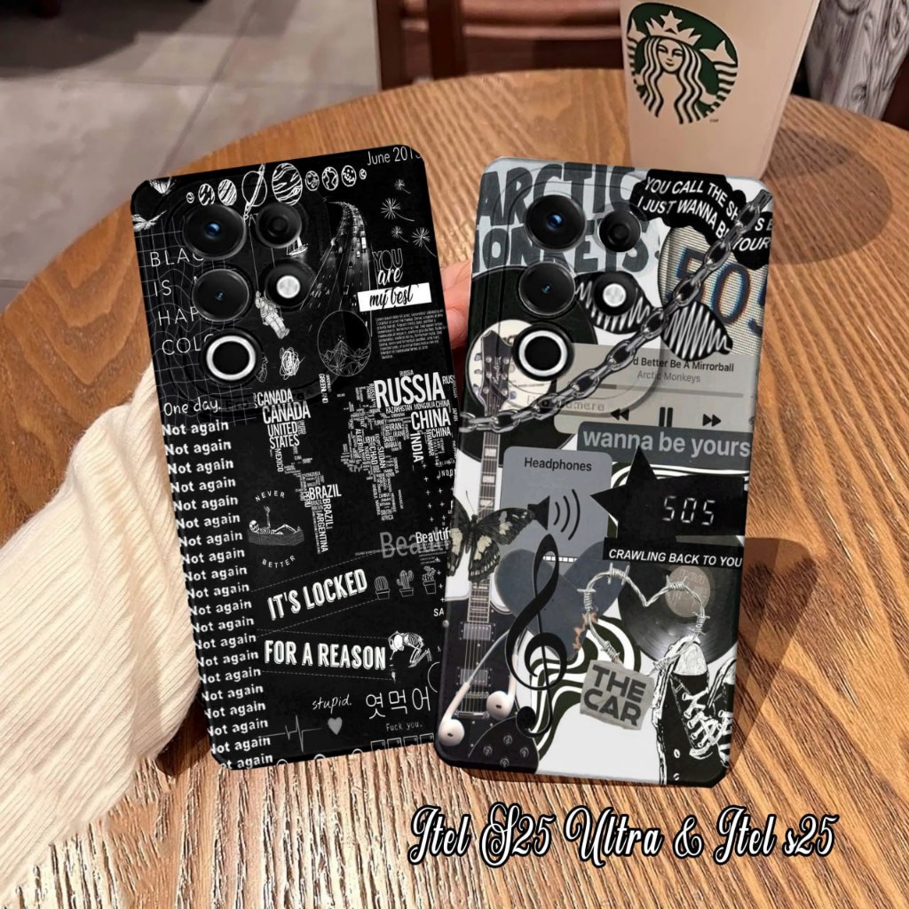 Case hp Itel S25 Ultra Itel s25 - Softcase Itel S25 Ultra - Fashioncase Itel S25 Ultra  (MSPRO2799)