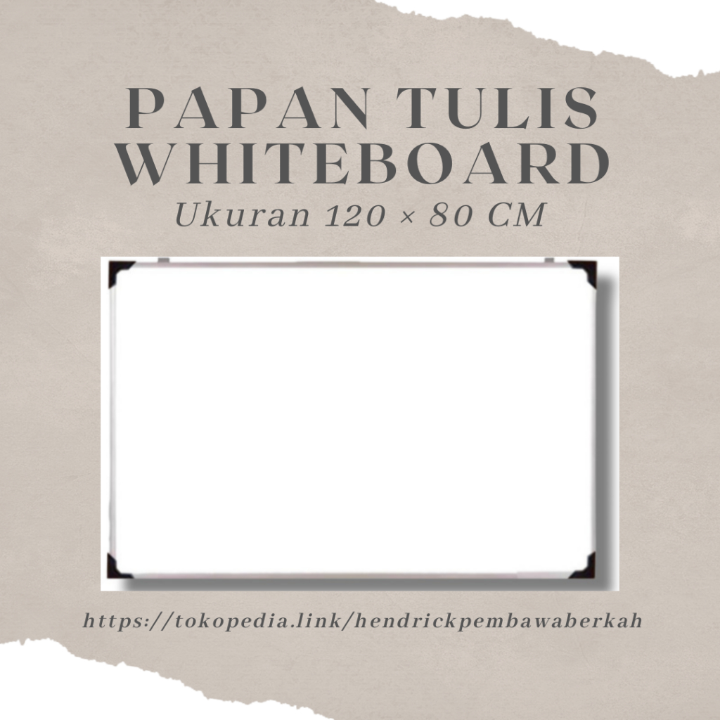 

Papan Tulis Whiteboard 120 x 80 CM