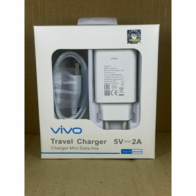 Charger Vivo 2A 5V V1020 Micro USB Fast Charger ORIGINAL 100%