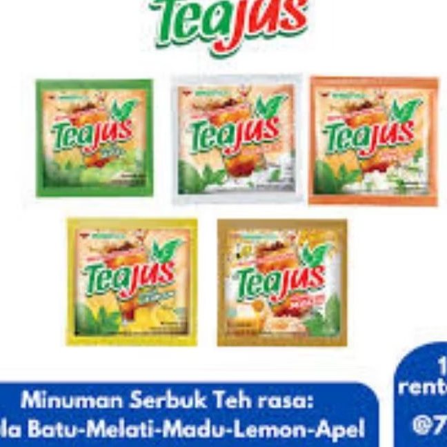 

TEA JUS MINUMAN SERBUK TEH 1 RENTENG - GULA BATU