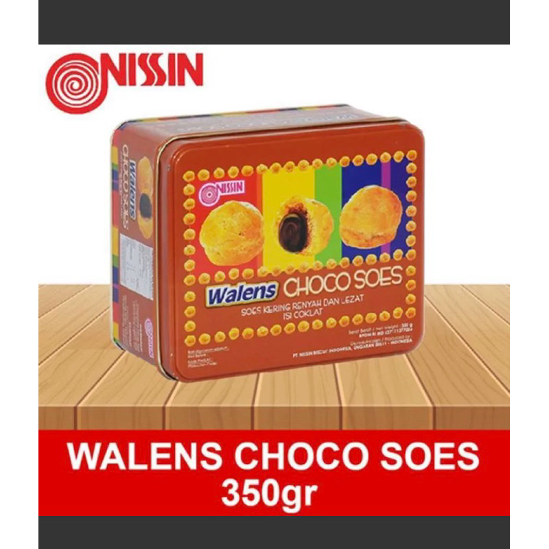 

Nissin Walens Choco Soes 350gr Kaleng