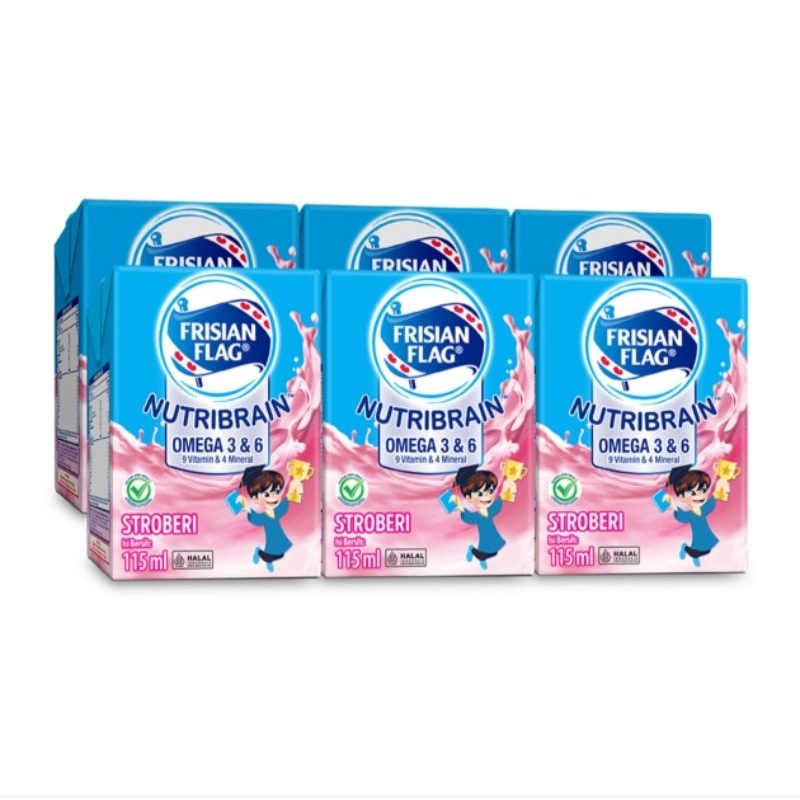 

FRISIAN FLAG Milky Susu UHT Stroberi 6 x 115 ml