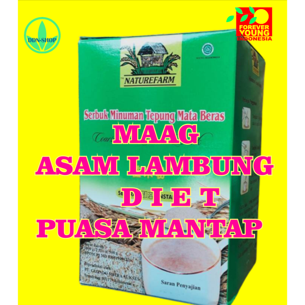 

CRP Bekatul Tepung Mata Beras Instan Maag Puasa Mantap 2x@500 gram