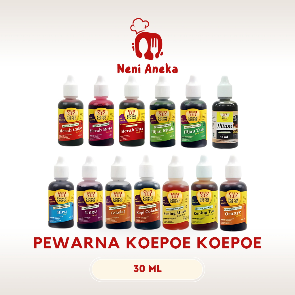 

Pewarna Makanan Koepoe Koepoe Kupu - 30ml
