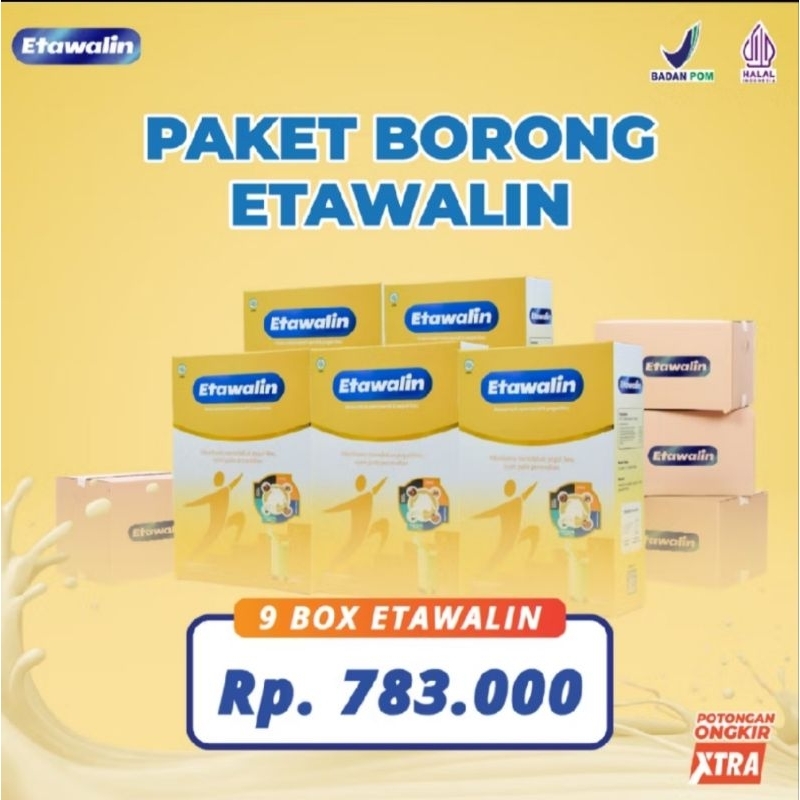 

Etawalin Susu Etawa Herbal Original 9 Box