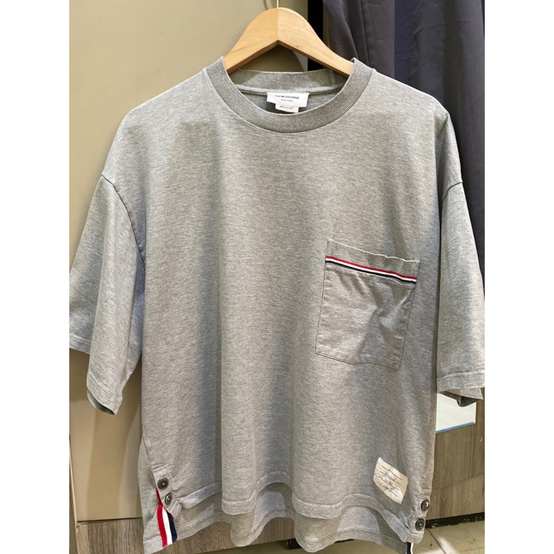 thom browne oversized t shirt made in italy
