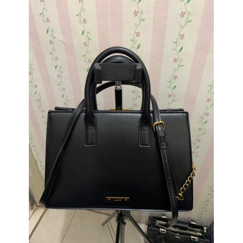(nego) preloved tas ALDO HITAM ORI