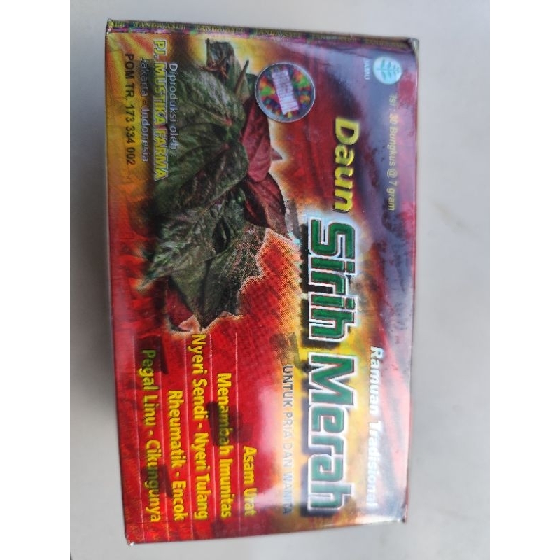

jamu sirih merah serbuk original 30 saset