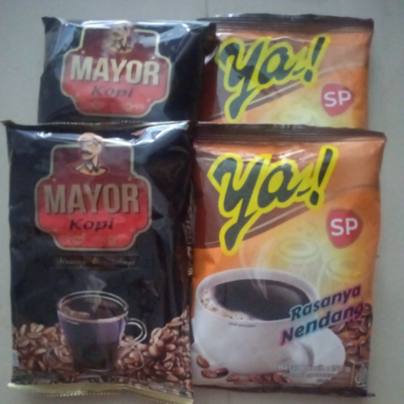 

PAKET MANTAP 2 pcs kopi mayor 125gram + 2 pcs kopi YA! 150gram