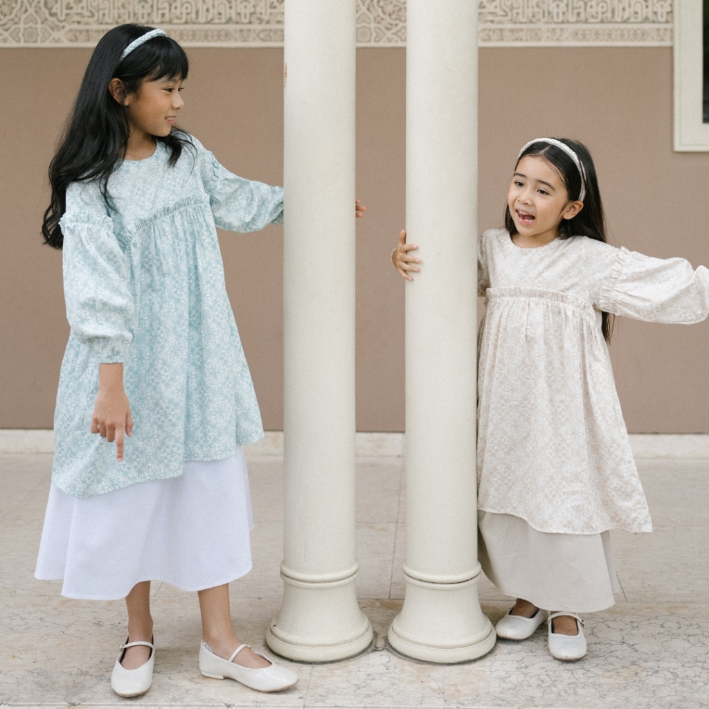 LEWIS EMMA - Pleated A Line Skirt (2-14 Tahun) Rok Anak Perempuan / Bawahan Panjang