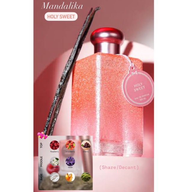 DECANT/SHARE 5ML PARFUME MANDALIKA HOLY SWEET