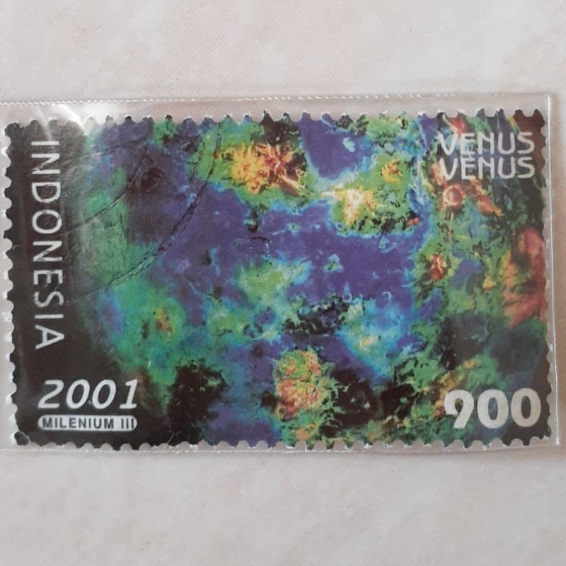 

Perangko Indonesia Tata Surya (Venus 1907 Rp 900) Tahun 2001