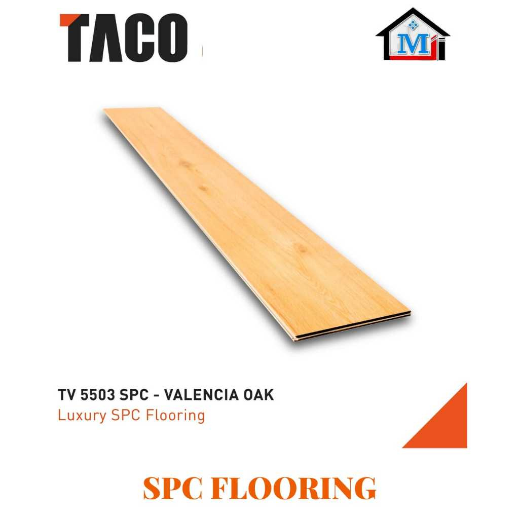 Taco TV 5503 SPC - Valencia Oak Luxury Flooring ketebalan 5mm/box