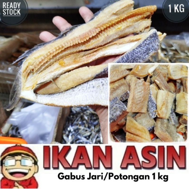 

Ikan Asin GABUS JARI / POTONGAN 1 kg