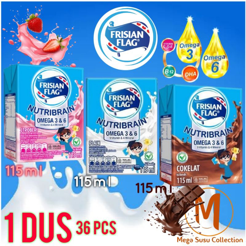 

Frisan Flag Nutribrain 115 ml | Susu UHT