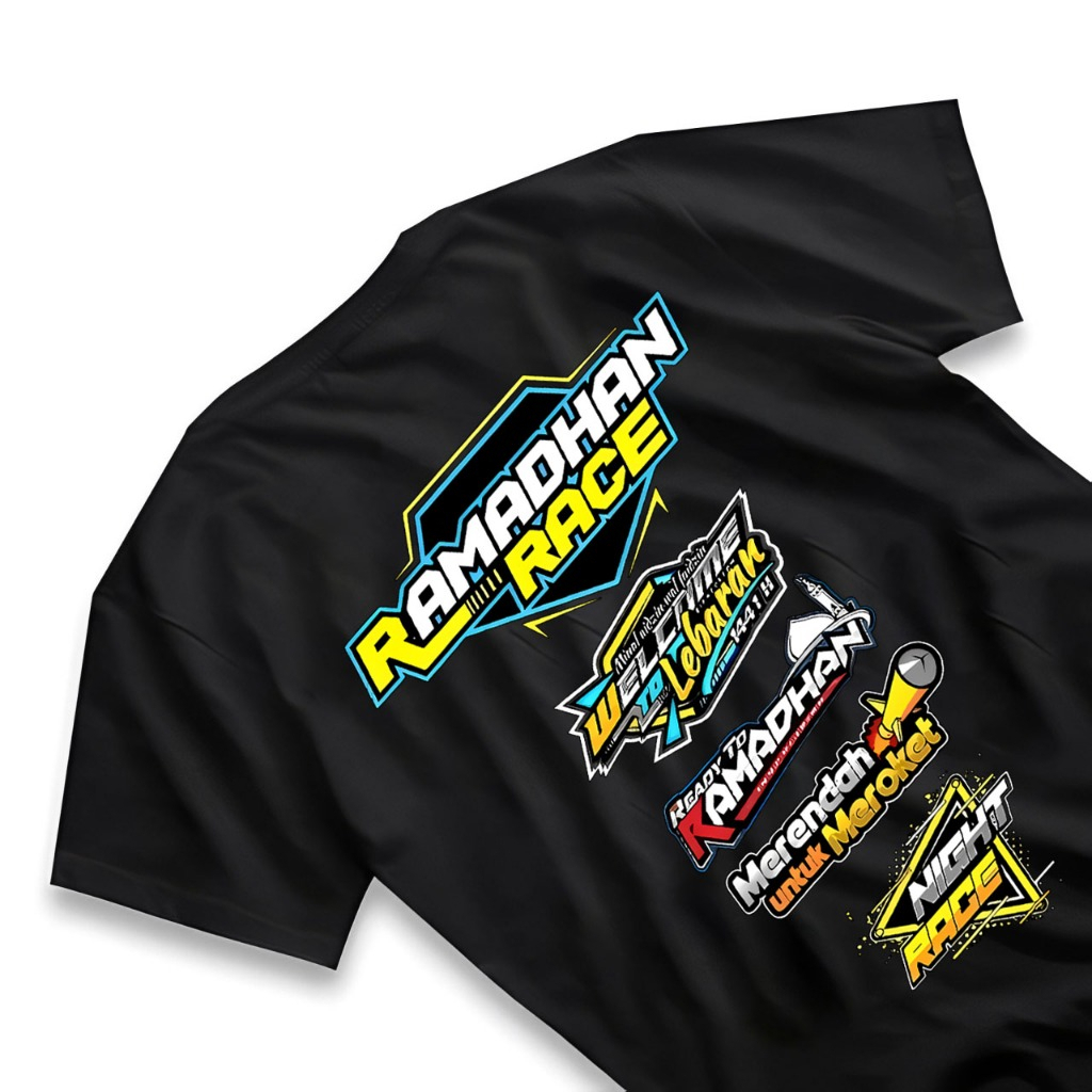 Kaos Ramadan Race 2025 - Kaos Racing Ramadhan-Kaos Racing Night - Kaos Ready To Ramadhan - T shirt R