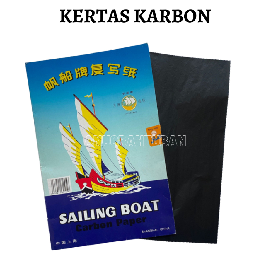 

KERTAS KARBON SAILING BOAT DOUBLE SIDE BLUE - CARBON PAPER - BIRU 2 SISI
