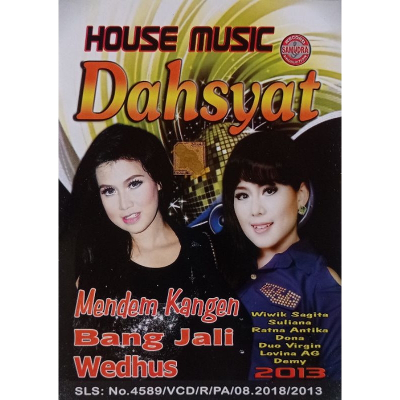 VCD ORIGINAL DANGDUT ALBUM DAHSYAT MUSIC WIWIK SAGITA SULIYANA RATNA ANTIKA