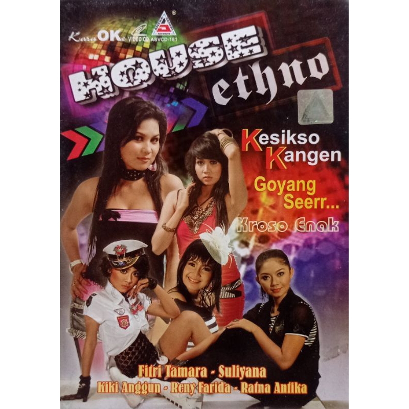 VCD ORANG ALBUM DANGDUT HOUSE ETHNO SULIYANA RATNA ANTIKA KIKI ANGGUN