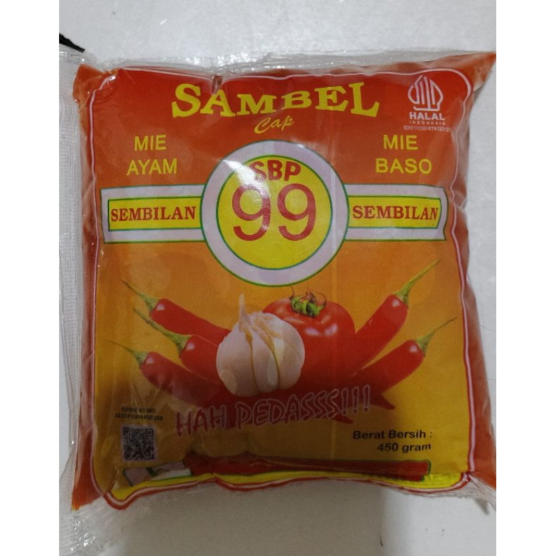 

Sambal Sbp Cap 99 450gr