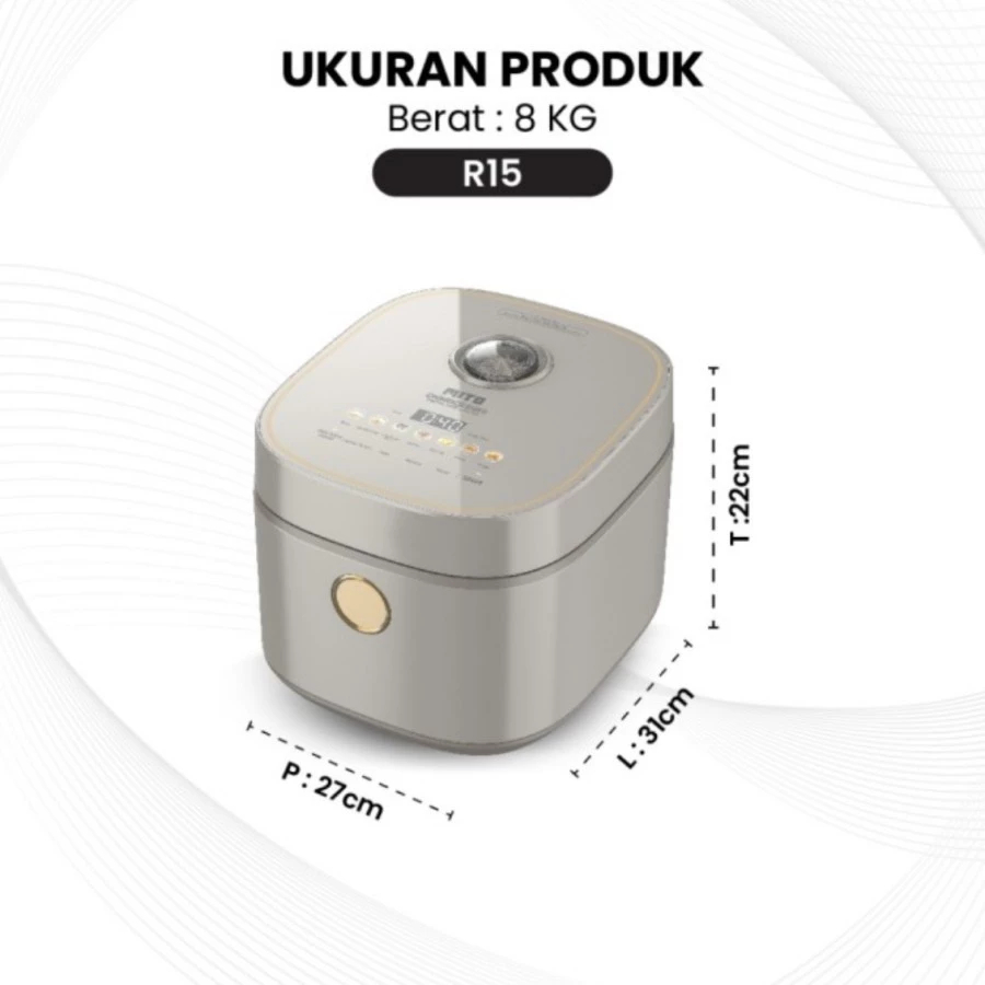 RICE COOKER MITO R15 LOW SUGAR (1.5L)