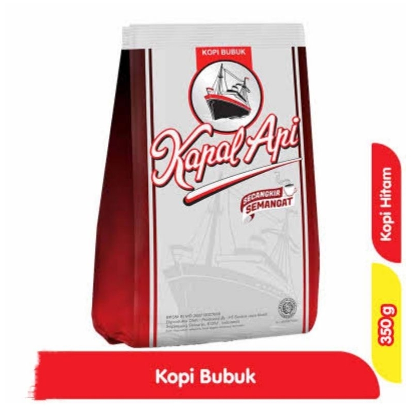 

Kopi Bubuk Kapal Api Kemasan 350 Grm