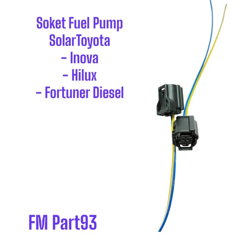 Soket Fuel Pump Pompa Solar Toyota Innova Hilux Fortuner Diesel