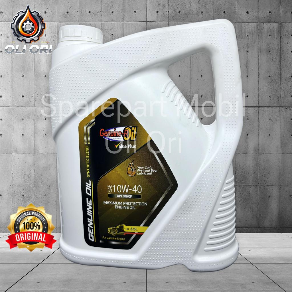 Oli Mobil Bensin Original Daihatsu GENUINE-R Oil Value Plus 10W-40 3,5Liter