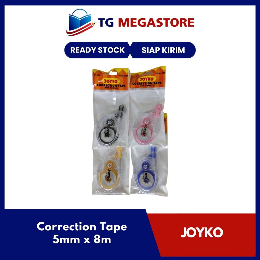 

Tipe-X Correction Tape Joyko (CT-508) - 5mm x 8m