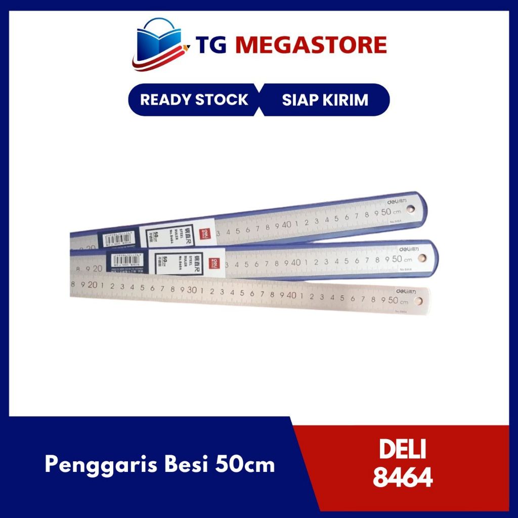 

Penggaris DELI Besi 50cm - 8464