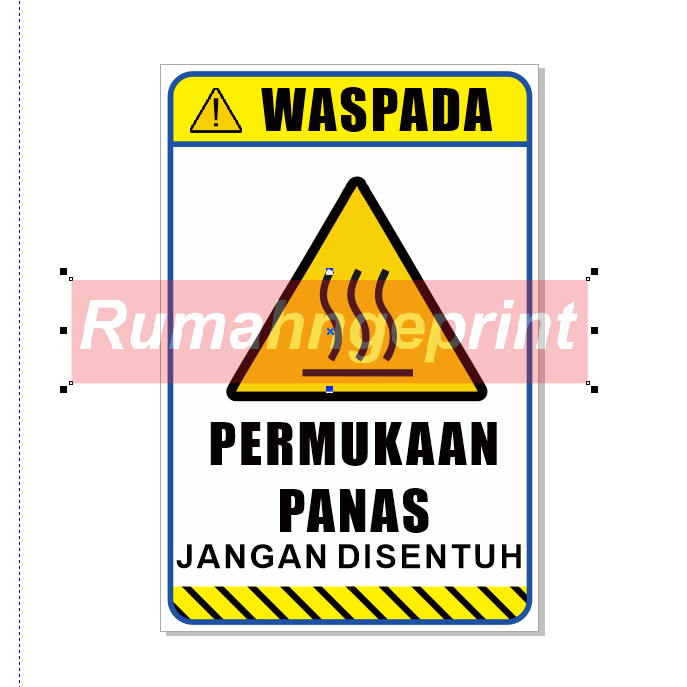 

STIKER WATERPROOF ANTI AIR WARNING SIGN TANDA PERINGATAN WASPADA PERMUKAAN PANAS