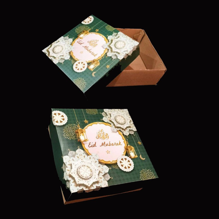 

5 Pcs Box Hampers Idul Fitri Kotak Kue Bolu Lebaran 25x25x10 cm