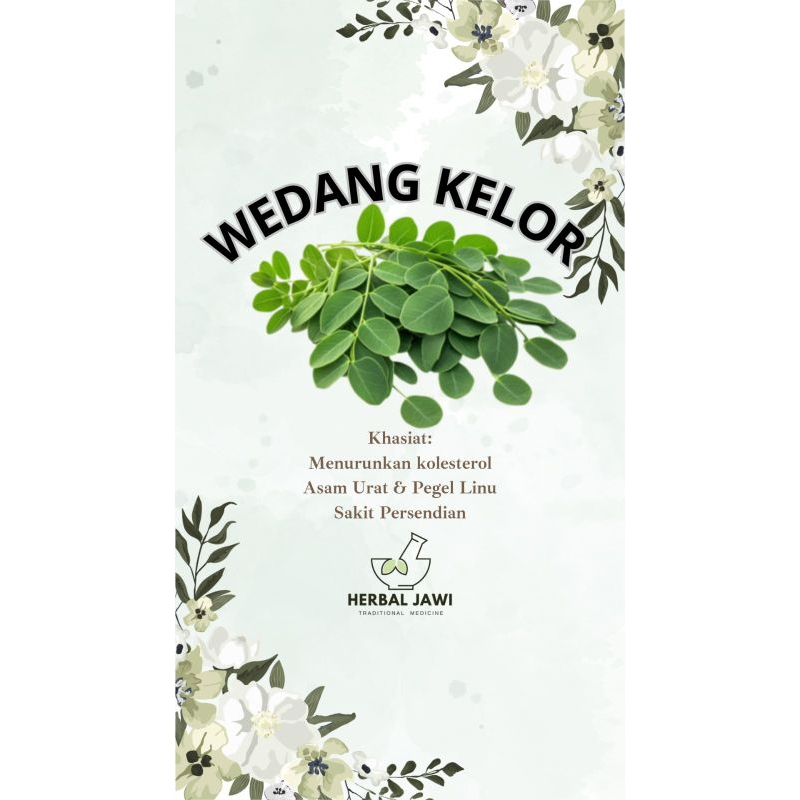 

Wedang Kelor Gula Batu (isi 10)