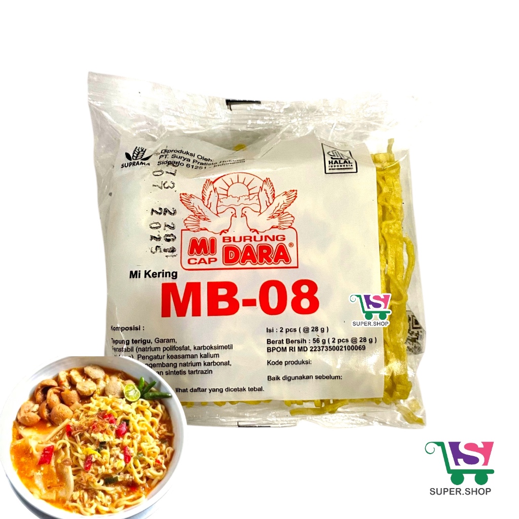 

Mi Cap Burung Dara MB-08 Mie Kering Seblak 56 Gram