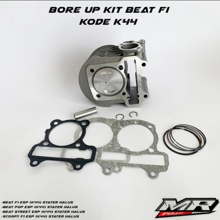 PAKET BORE UP BLOK SEHER KIT MR PULLEY BEAT FI ESP SCOOPY FI ESP K44 STATER HALUS