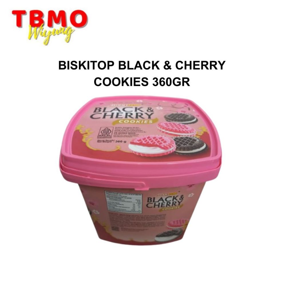 

TBMO BISKITOP BLACK & CHERRY COOKIES 360GR