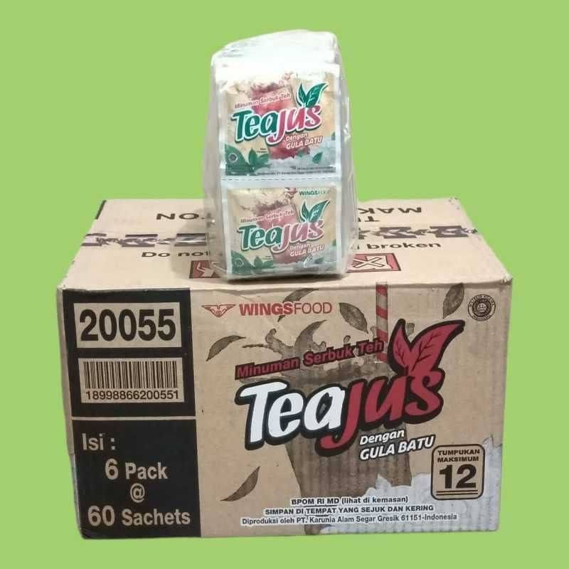 

TEA JUS MINUMAN SERBUK ALL VARIAN RASA ( 1 renteng 10 sachet )