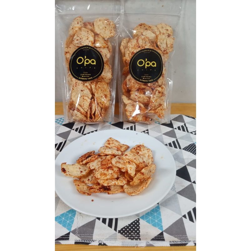

Opachips tradisional spicy /sambal basah ( Medium )